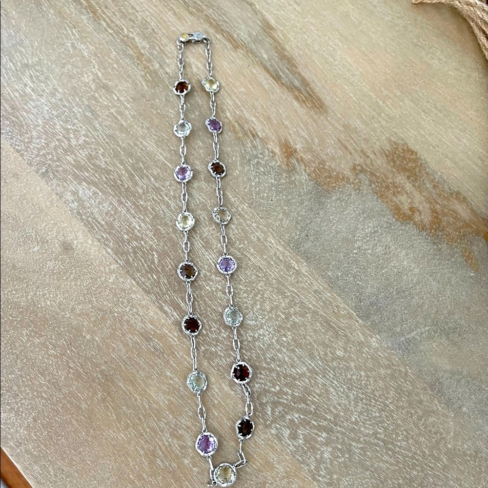 Tacori multi gemstone necklace
